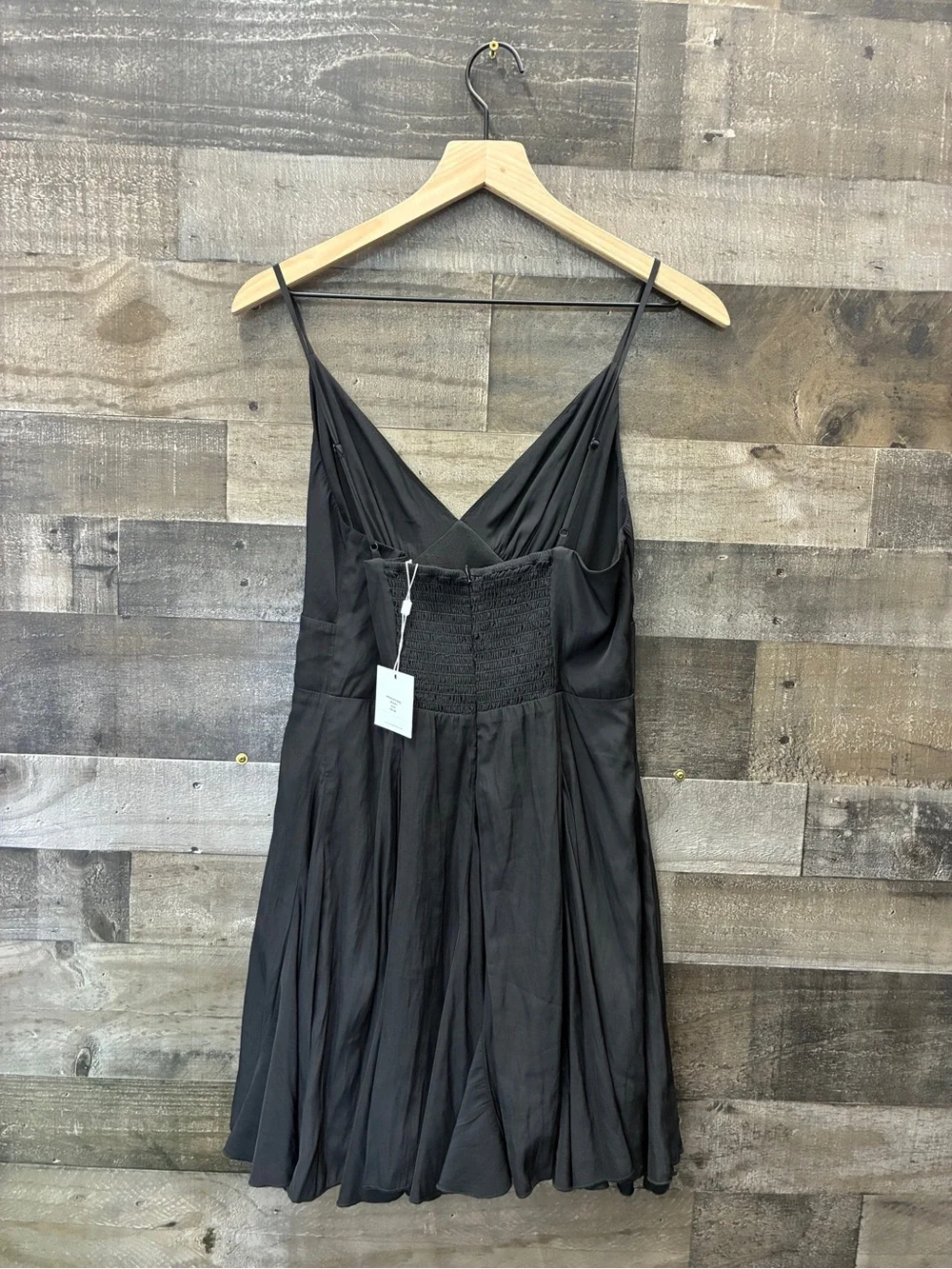NWT Lavender Brown Joyce Black Mini Dress - Picture 3 of 7